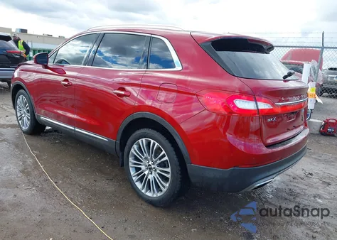 2017 Lincoln Mkx Reserve z USA, uszkodzony, nr VIN 2LMPJ8LR6HBL41272